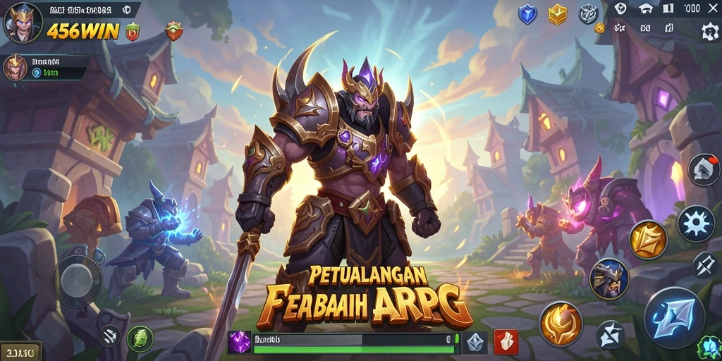Tampilan aksi seru dalam gameplay ARPG 456WIN.