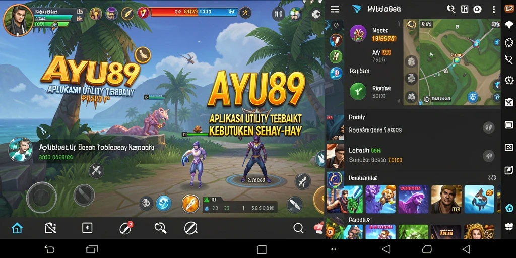 Tampilan antarmuka AYU89 yang intuitif dan fungsional.