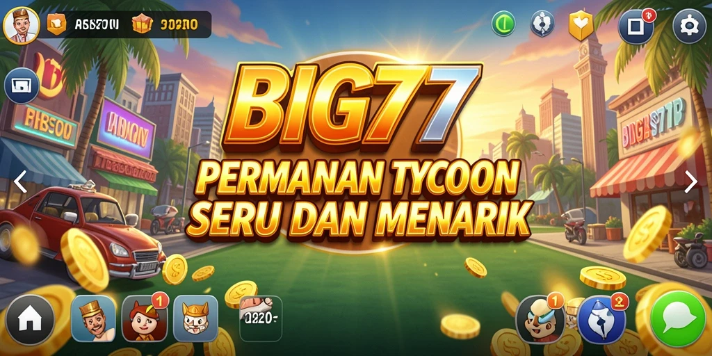 Screenshot gameplay BIG77 menampilkan aksi manajerial yang seru.