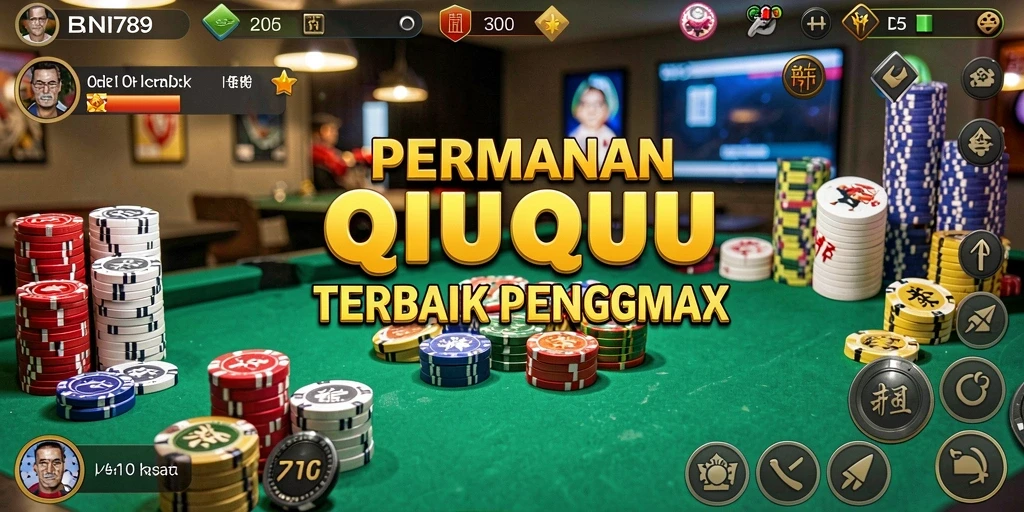Tampilan gameplay QiuQiu yang menarik dan interaktif.