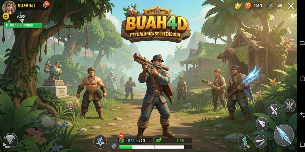 Tampilan menakjubkan dari dunia terbuka BUAH4D.