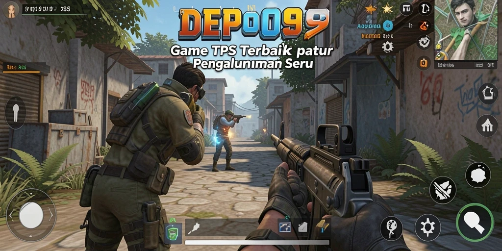 Tampilan gameplay seru di DEPO89 dengan aksi intens TPS.