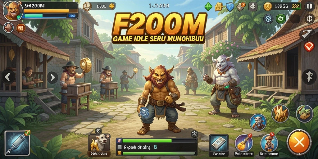 Gameplay F200M yang menarik dan penuh warna