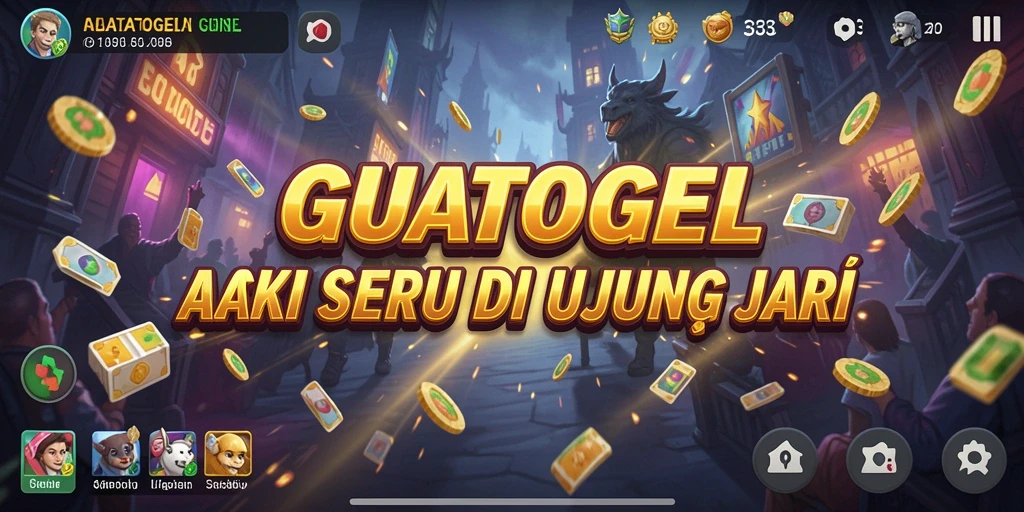 Tampilan gameplay GUATOGEL dengan aksi menegangkan dan grafis yang mengesankan.