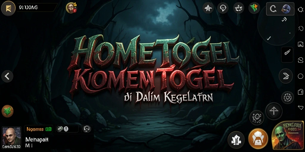 Tampilan menakutkan gameplay HOMETOGEL yang mencekam.