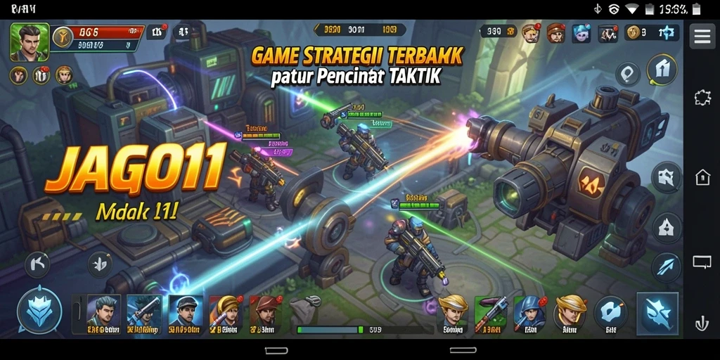 Gameplay JAGO11 yang menampilkan taktik dan strategi mendalam.