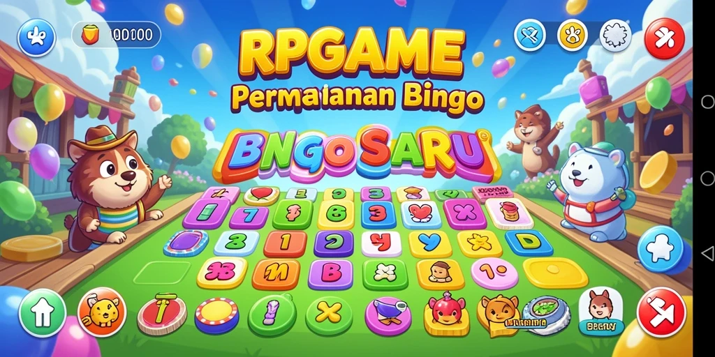 Tampilan gameplay RPGAME yang mengasyikkan saat bermain Bingo.